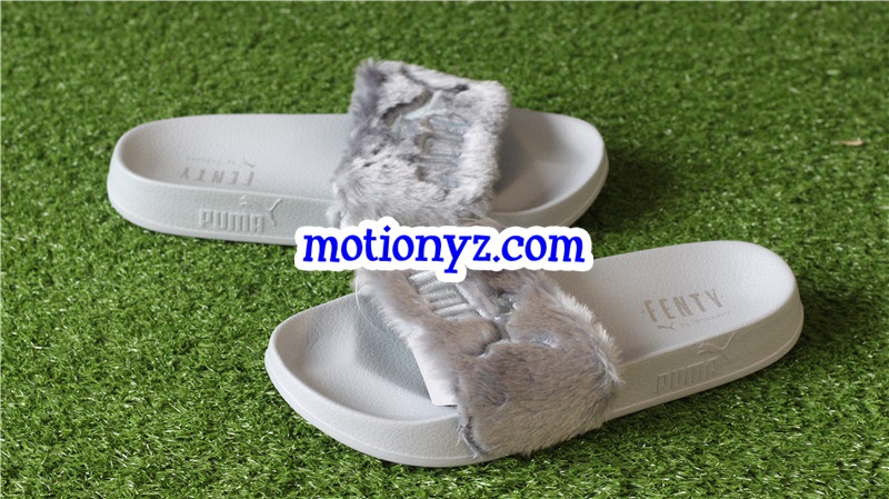 Puma Leadcat Fenty Fur Slide Grey